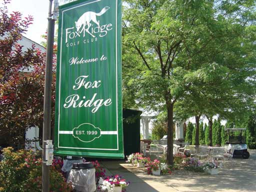 Fox Ridge Golf Club welcome banner photo