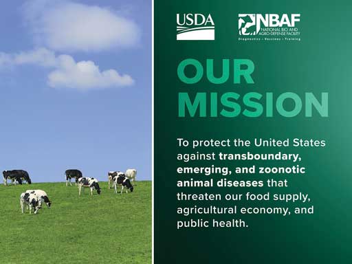 USDA-NBAF Mission Statement graphic