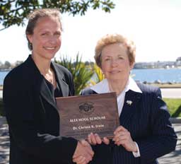 Dr. Christa Irwin and Mary Lou Hogg